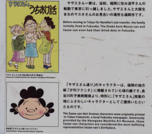 サザエさん案内板