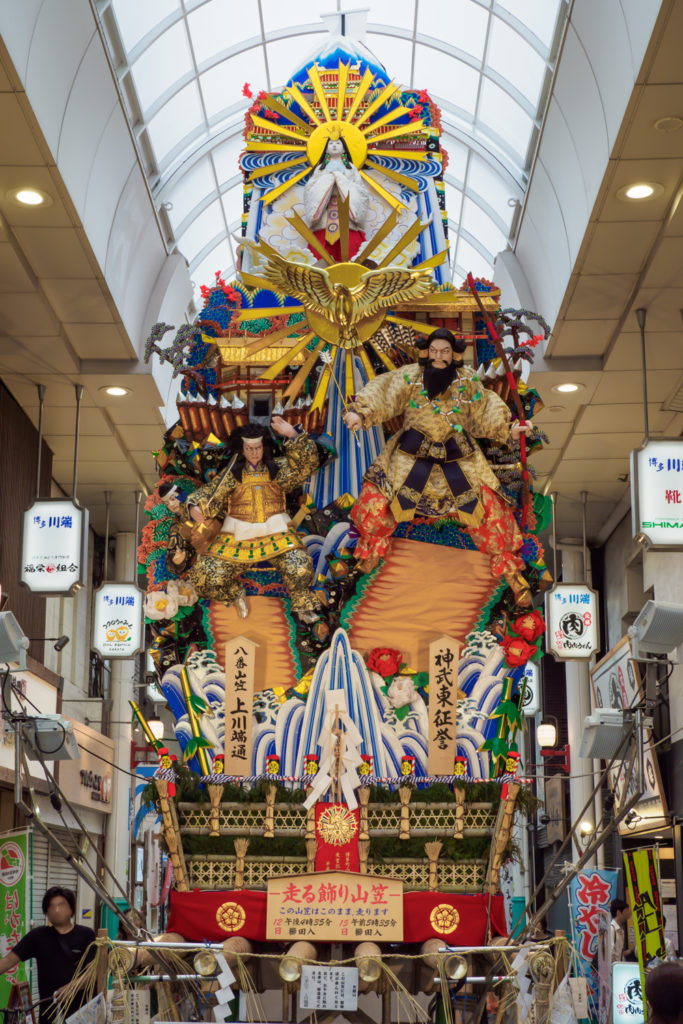 上川端通・飾り山笠の写真