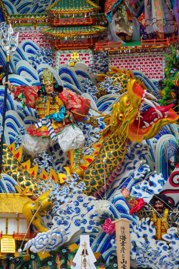 櫛田神社・飾り山笠の写真