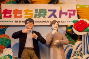 博多祇園山笠・博多駅商店連合会の飾り山笠の写真