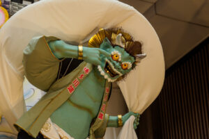 博多祇園山笠・上川端通の飾り山笠の写真