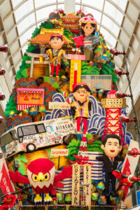 博多祇園山笠・川端中央街の飾り山笠の写真