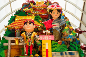 博多祇園山笠・川端中央街の飾り山笠の写真