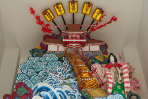 博多祇園山笠・櫛田神社の飾り山笠の写真