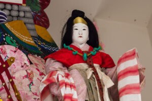 博多祇園山笠・櫛田神社の飾り山笠の写真