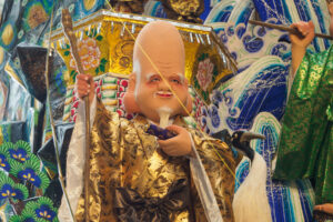 博多祇園山笠・博多リバレインの飾り山笠の写真