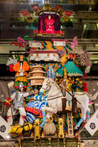 博多祇園山笠・ソラリアの飾り山笠の写真