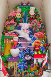 博多祇園山笠・渡辺通一丁目の飾り山笠の写真