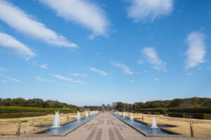 海の中道海浜公園の園内の写真