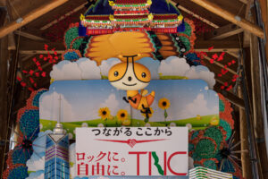 博多祇園山笠・博多駅商店連合会の山笠の写真