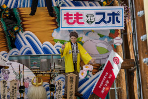 博多祇園山笠・博多駅商店連合会の山笠の写真