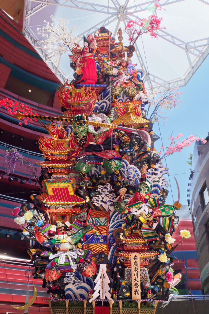 博多祇園山笠・キャナルシティ博多の山笠の写真