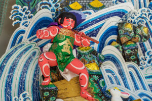 博多祇園山笠・櫛田神社の山笠の写真