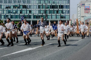博多祇園山笠・集団山見せ 恵比須流の写真