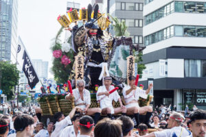 博多祇園山笠・集団山見せ 大黒流の写真