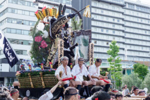 博多祇園山笠・集団山見せ 大黒流の写真