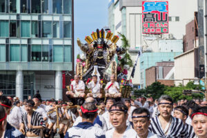 博多祇園山笠・集団山見せ 大黒流の写真
