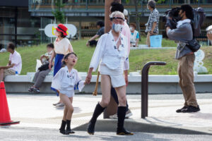 博多祇園山笠・集団山見せ 西流の写真