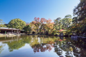 石橋文化センターの紅葉の写真