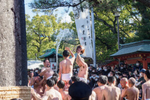 筥崎宮の玉せせりの写真