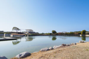 海の中道海浜公園の園内風景の写真