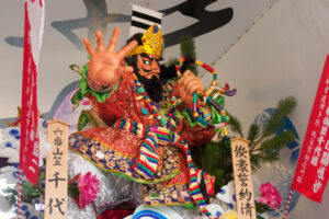 千代流の山笠の写真
