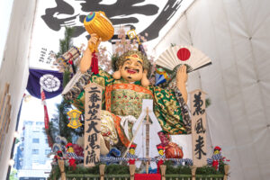 大黒流の山笠の写真