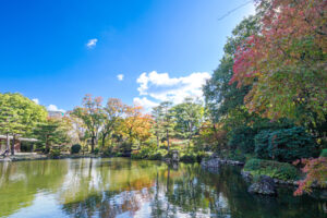 石橋文化センターの紅葉の写真