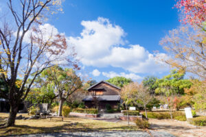 石橋文化センターの紅葉の写真