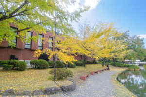 石橋文化センターの紅葉の写真
