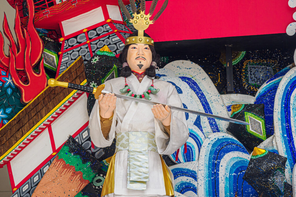 櫛田神社の山笠の写真