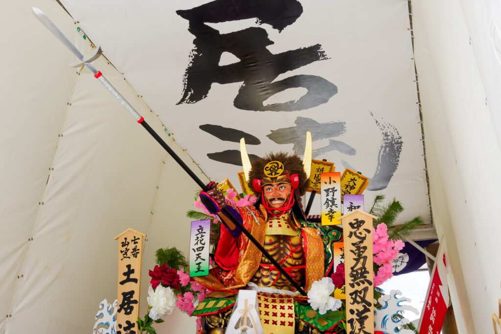 土居流の山笠の写真